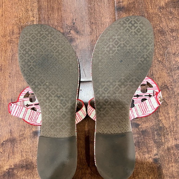 Authentic Tory Burch leather Miller sandals - Picture 3 of 5